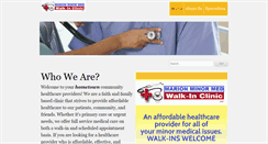 Desktop Screenshot of marionminormedical.com